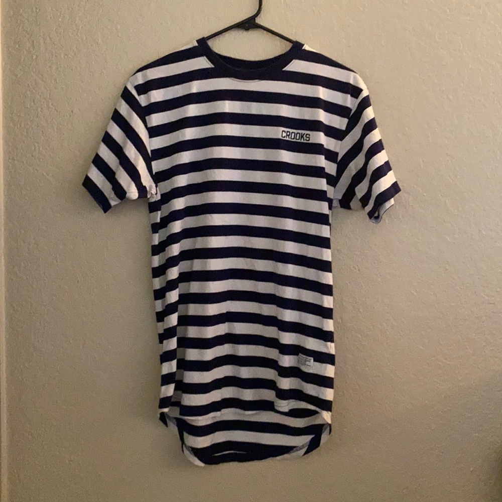 Crooks & castles striped T